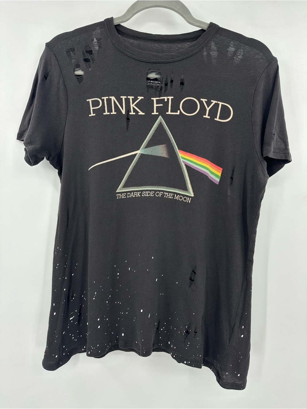 Chaser Black Pink Floyd 'Dark Side of the Moon' Short Sleeve Tee